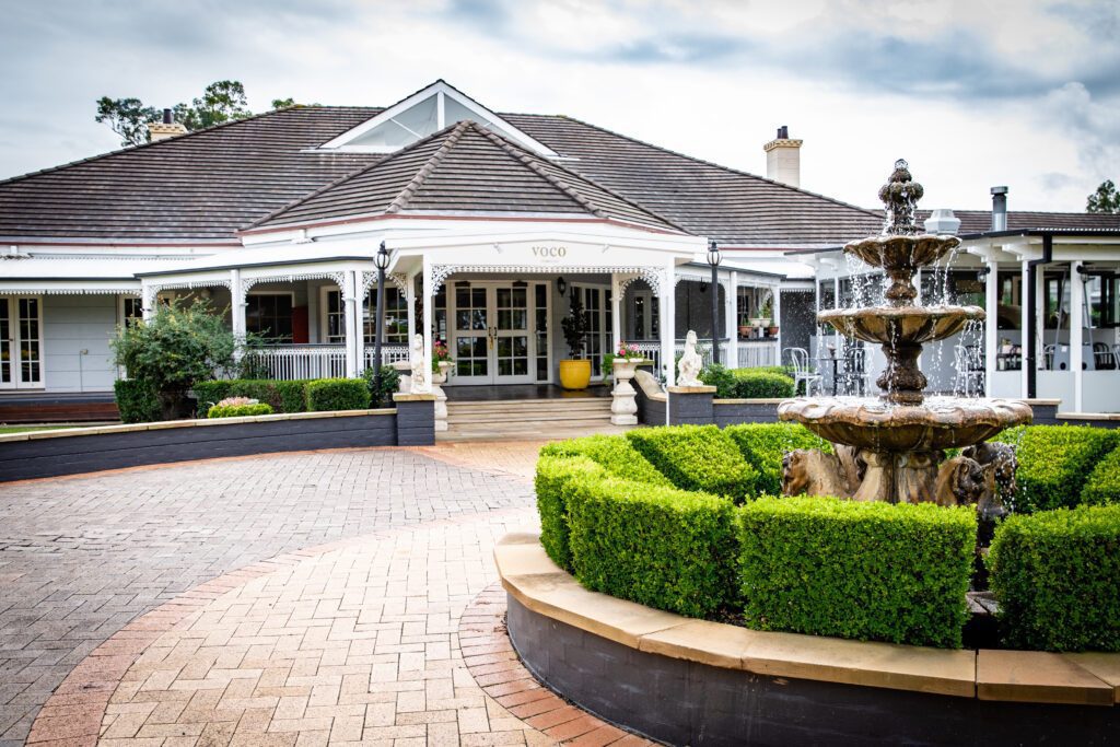 Entrance of voco Kirkton Park Hunter Valley, the manor estate in Pokolbin