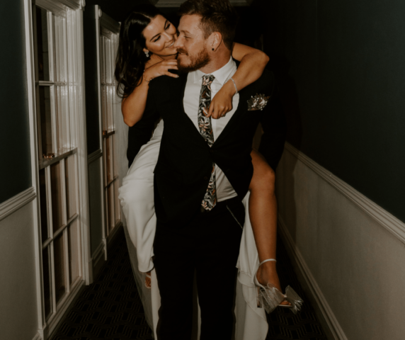 wedding couple in hotel photoshoot